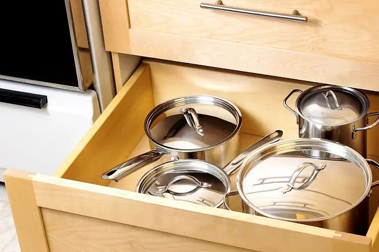 kitchen drawers for pots