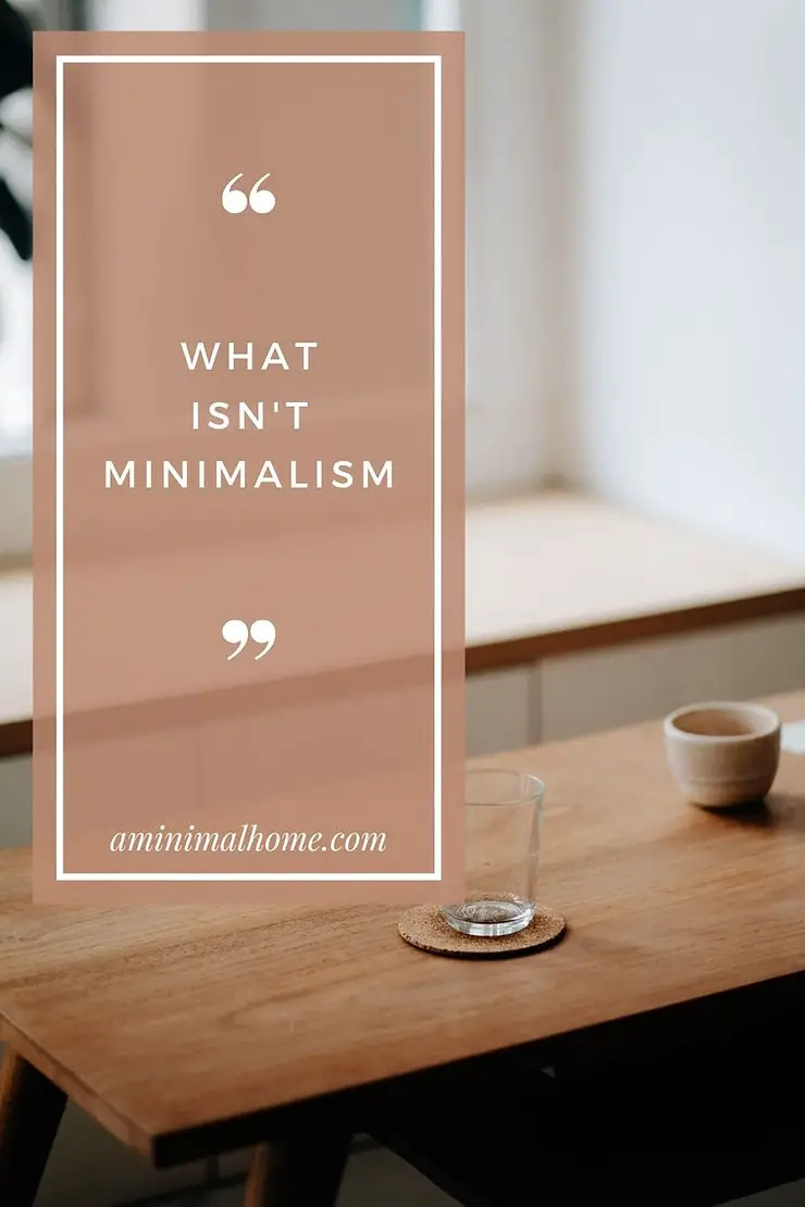 what is not minimalism
