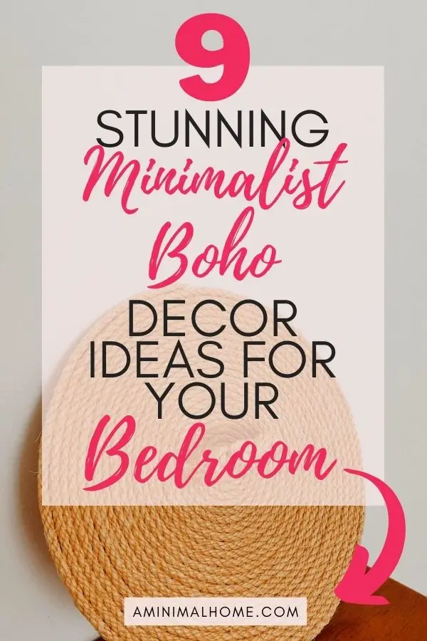 minimalist boho bedroom decor ideas