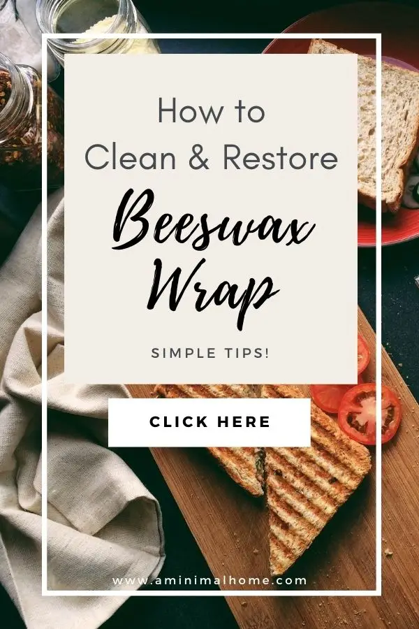 how to clean and restore beeswax wrap