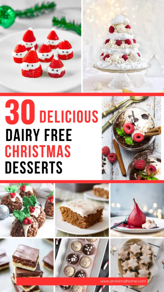 dairy free christmas dessert