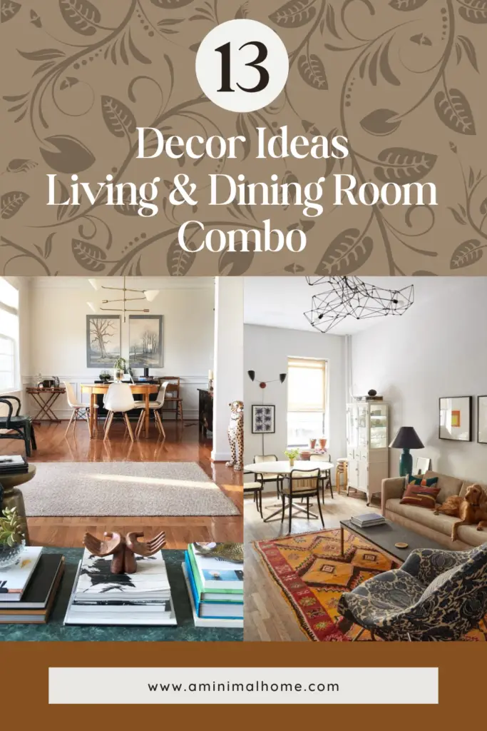 Living and Dining Room Combo
