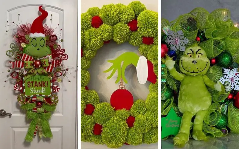 DIY Grinch Wreath | 20 Fun Ideas