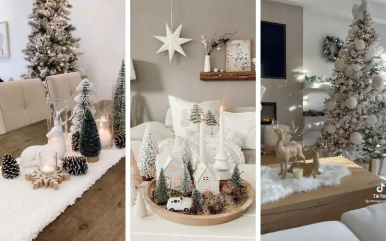 neutral christmas decor