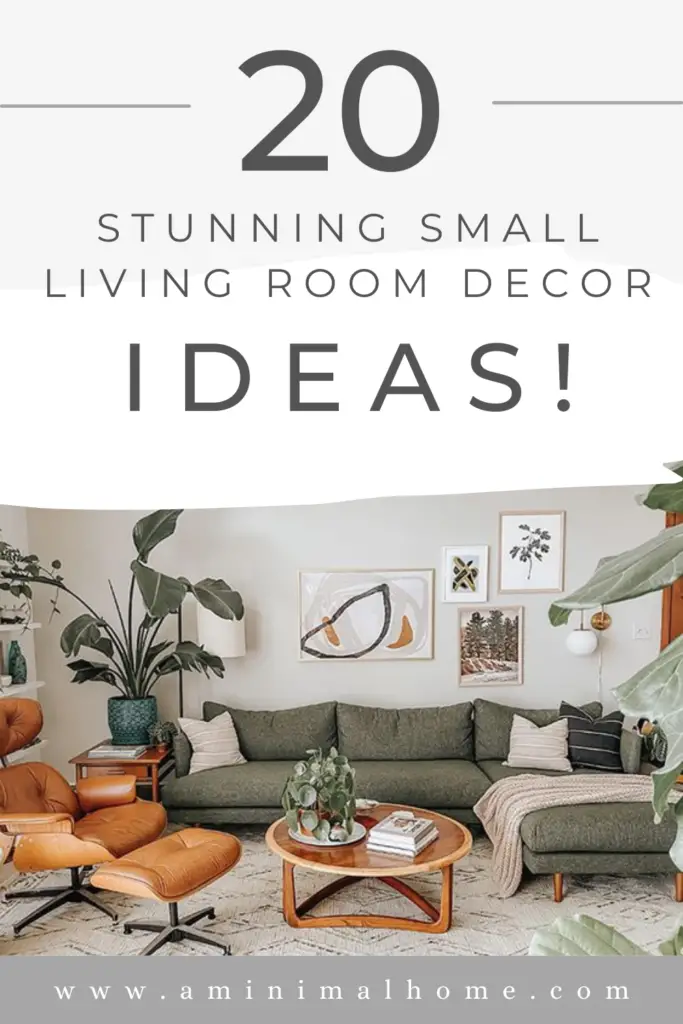 Small Living Room Ideas | 20 Decor Tips - A Minimal Home