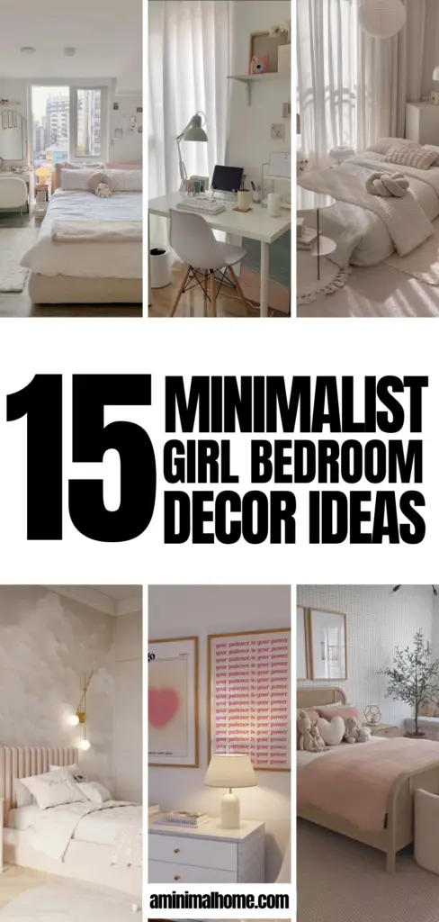 15 minimalist girl bedroom decor ideas