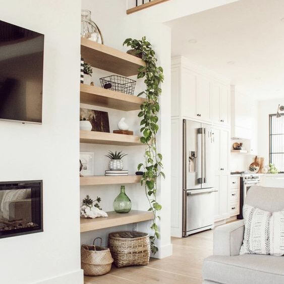 Floor-to-Ceiling Shelves