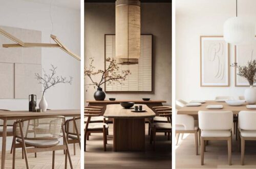 japandi dining room