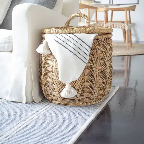 Hide Clutter in Baskets