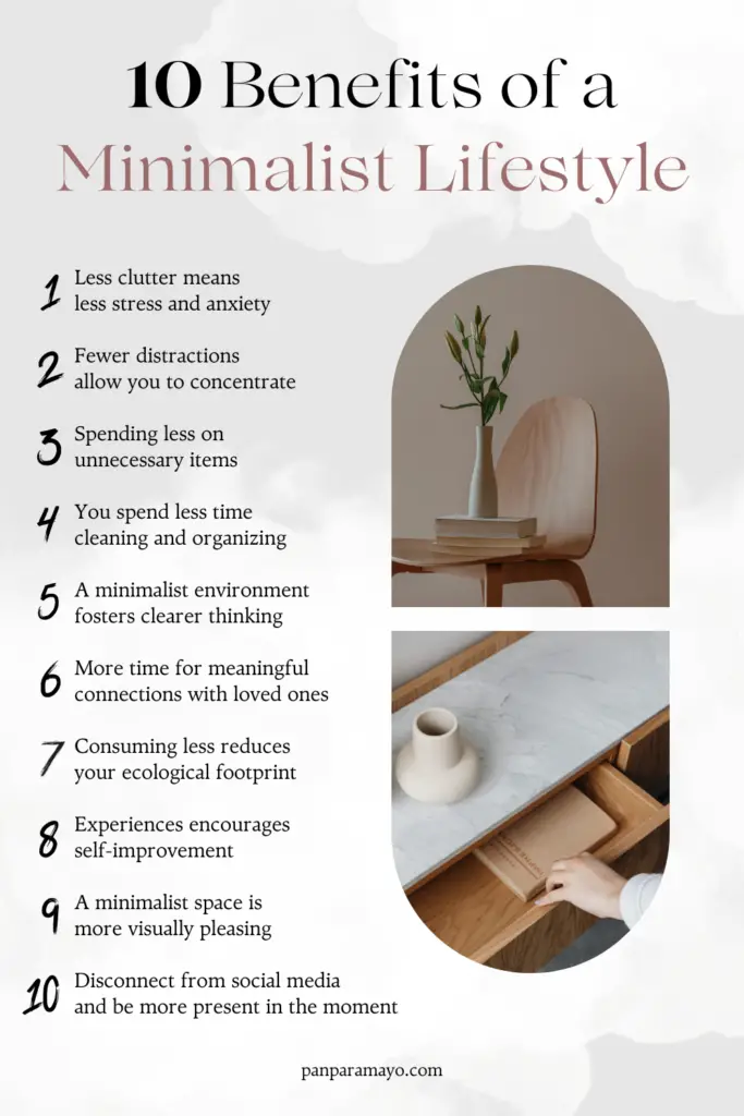 10 benefits of a minimalist lifestyle