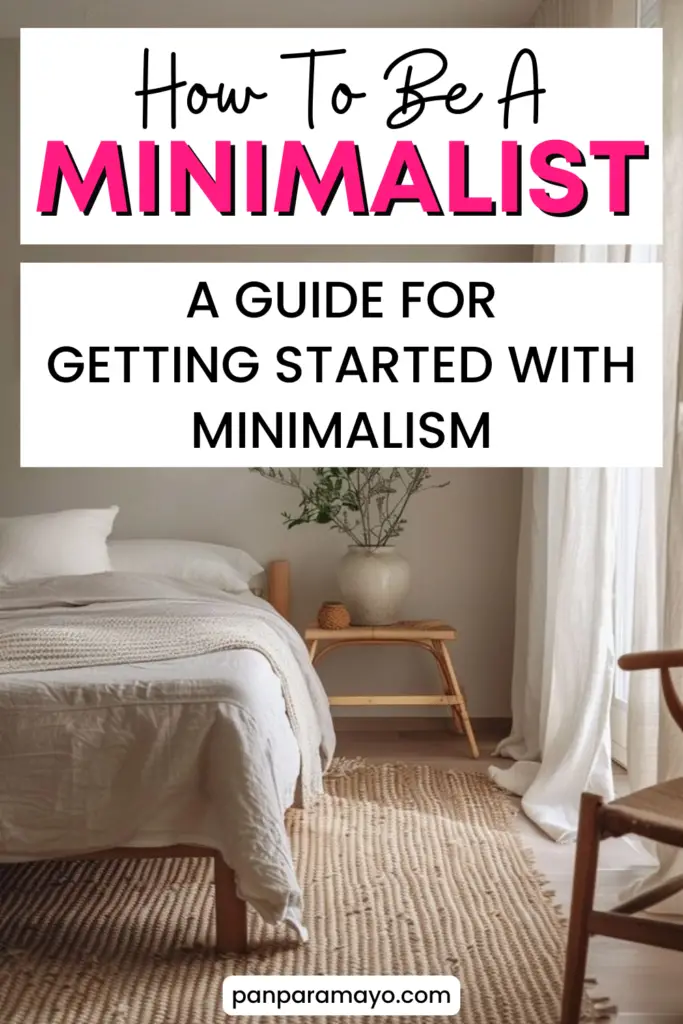 how to be a minimalist guide