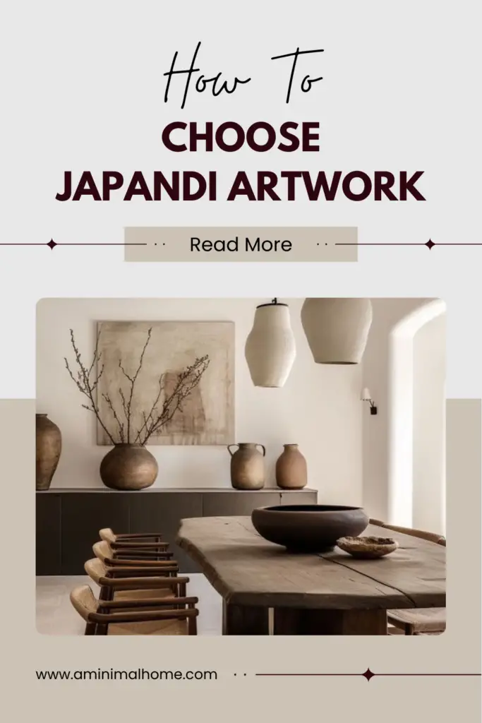 how to choose a Japandi Artwork