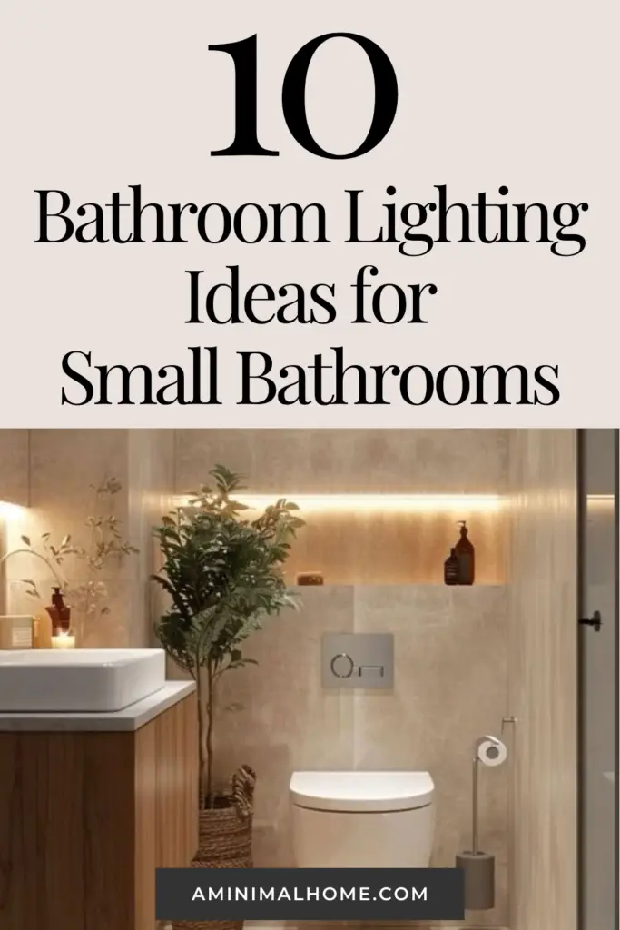 10 Bathroom Lighting Ideas for Small Bathrooms