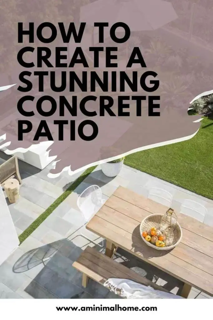 How to Create a Stunning Concrete Patio