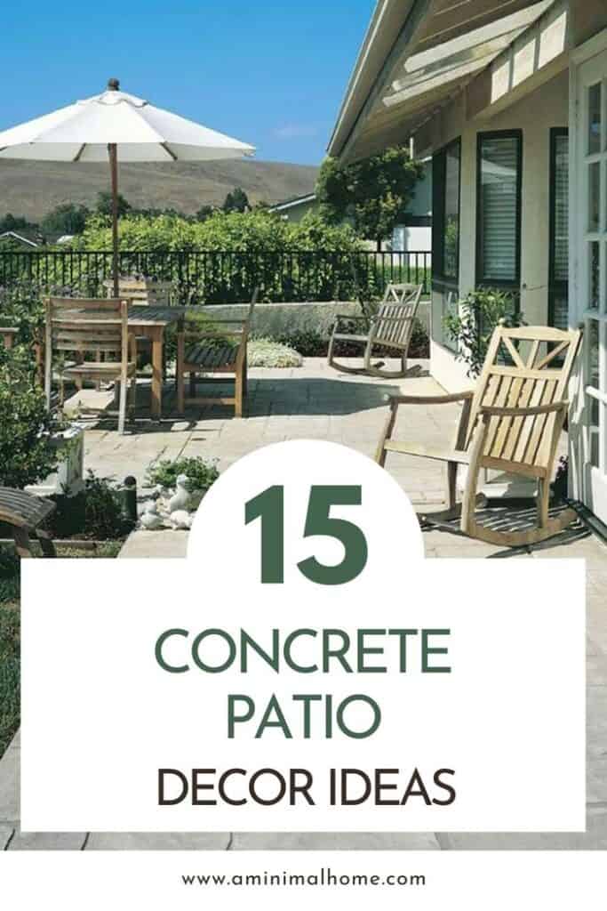 15 Concrete Patio Design Ideas